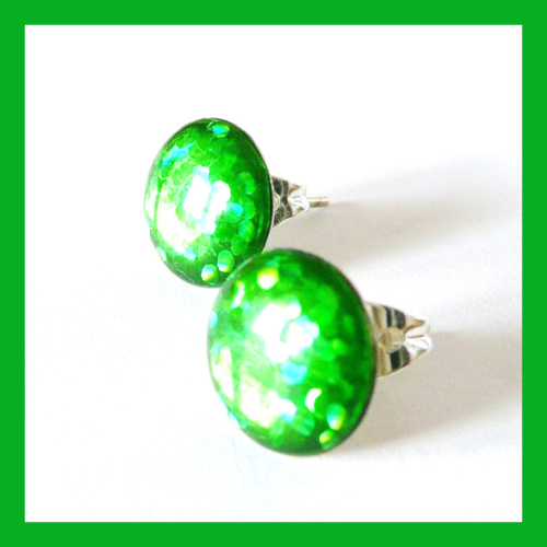 Třpytivé pecky - zelené