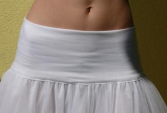 pasový límec z úpletu širší než 20 cm