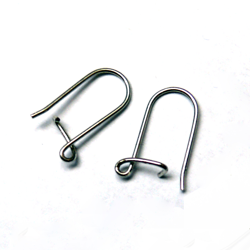 Pár zapínacích náušnicových háčků pro alergiky na kov