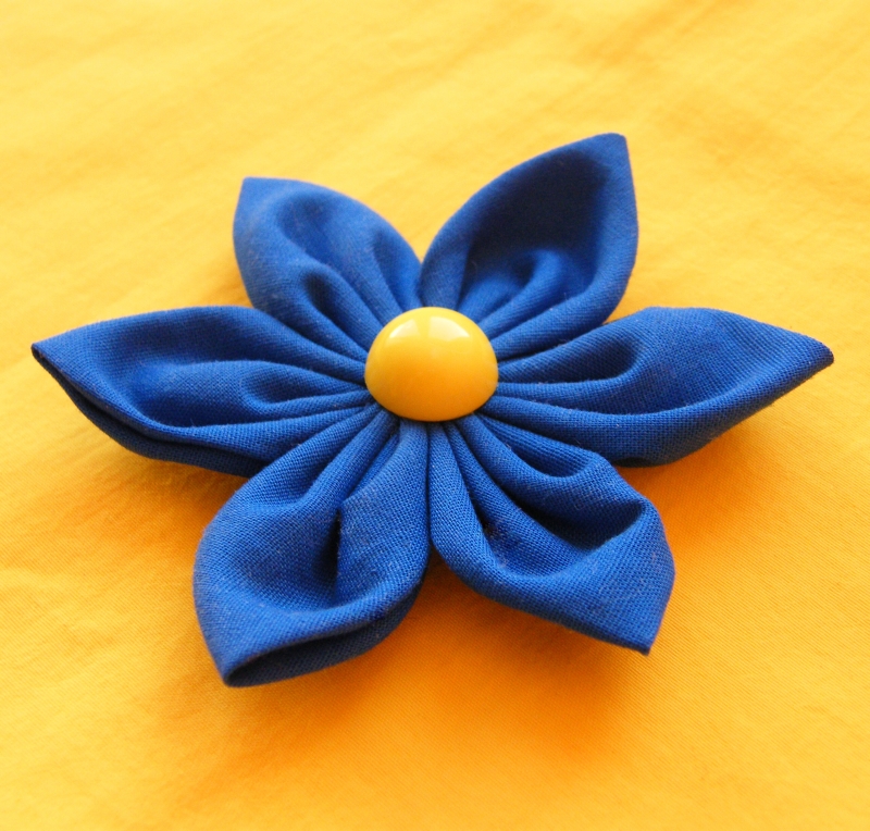 Modrá kytka (brož)