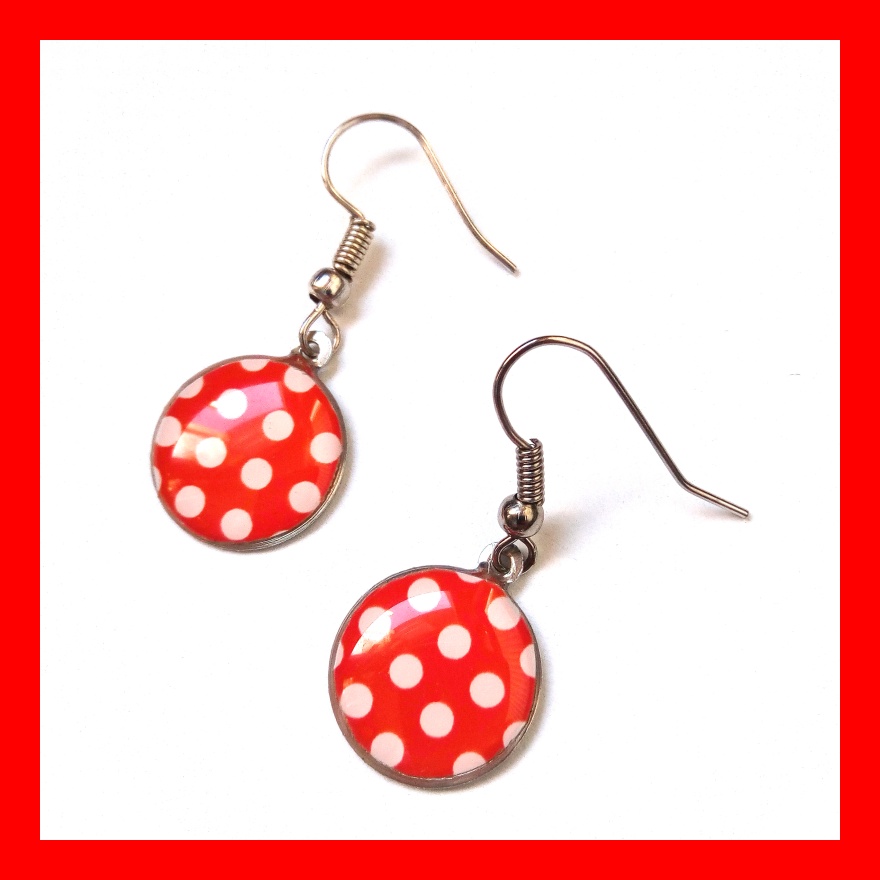 Puntíkované náušnice