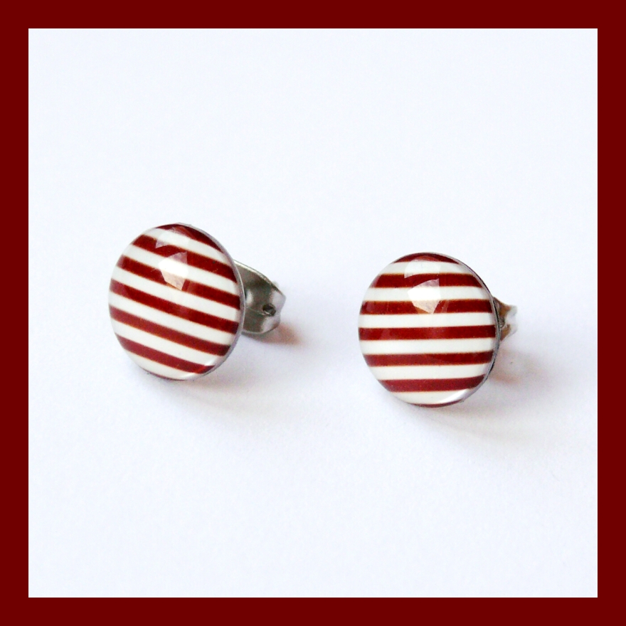 Pruhované pecky - hnědé