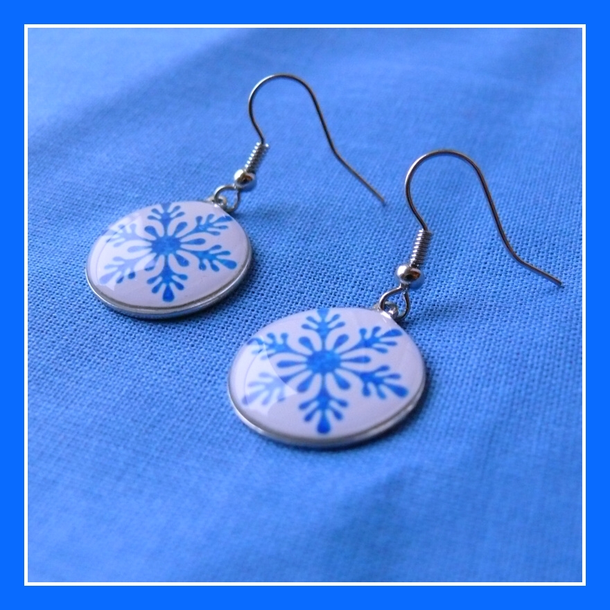 Náušnice s vločkou