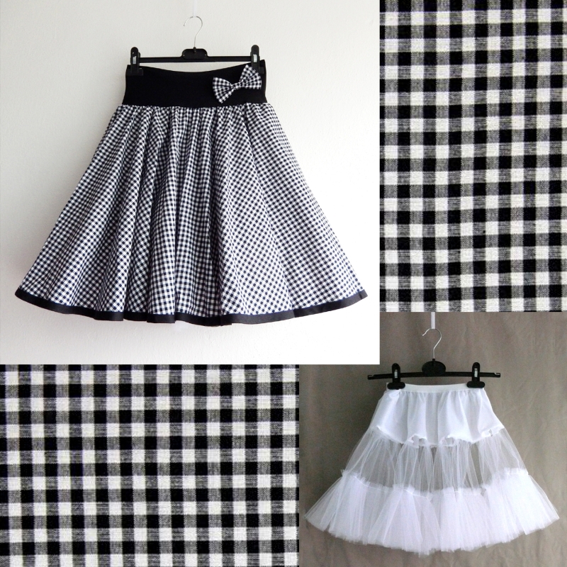 Pepito sukně + jednoduchá bílá spodnička