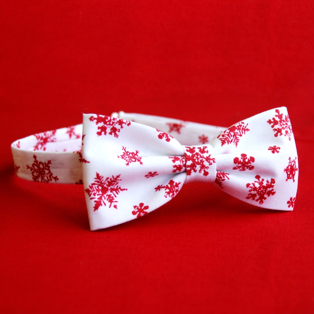 Motýlek s vločkami