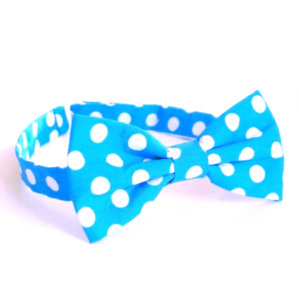 Tyrkysový puntíkovaný motýlek