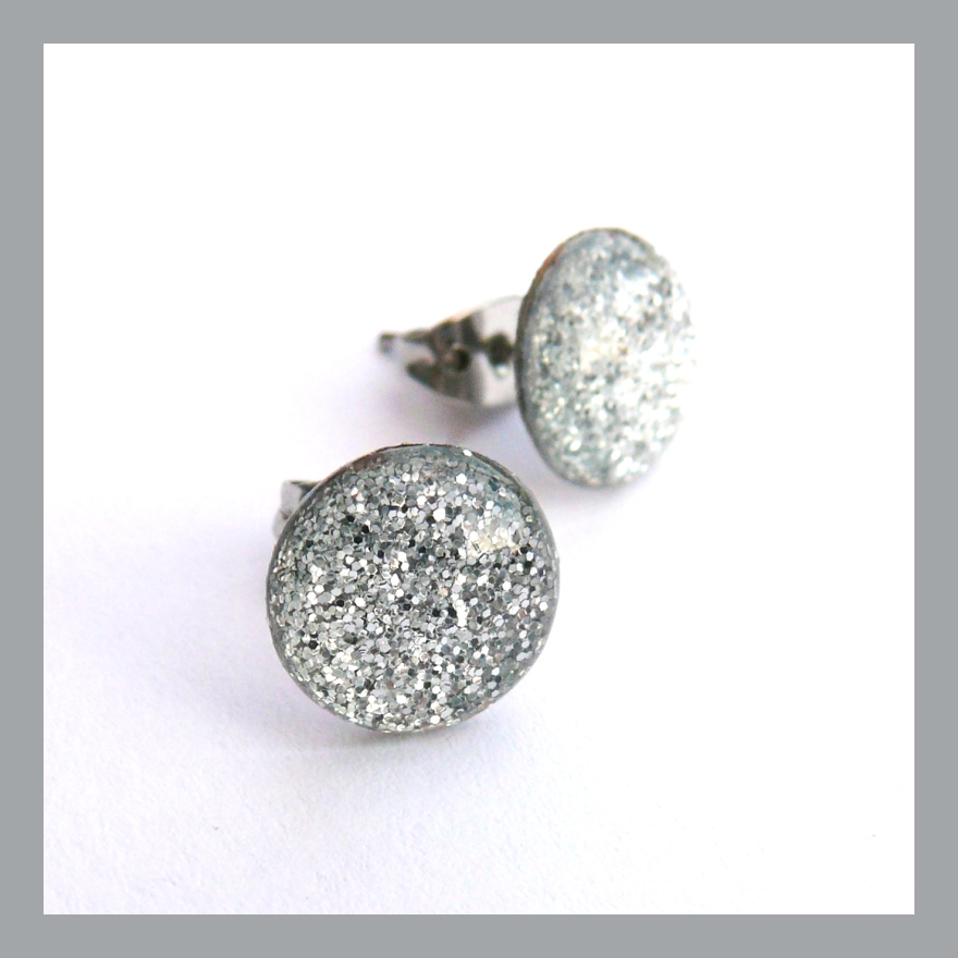 Třpytivé pecky - stříbrné