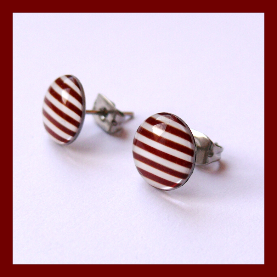 Pruhované pecky - hnědé