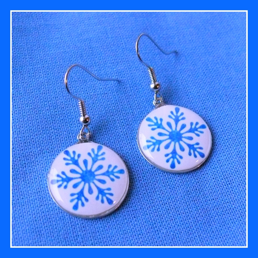 Náušnice s vločkou