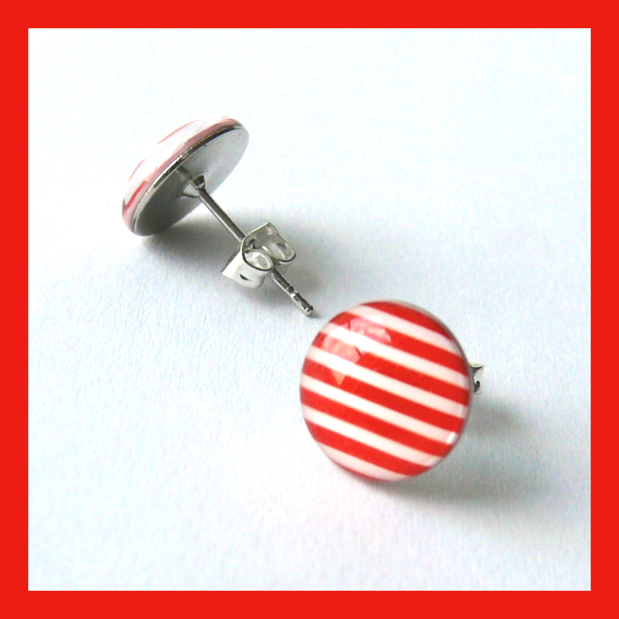 Pruhované pecky- červené