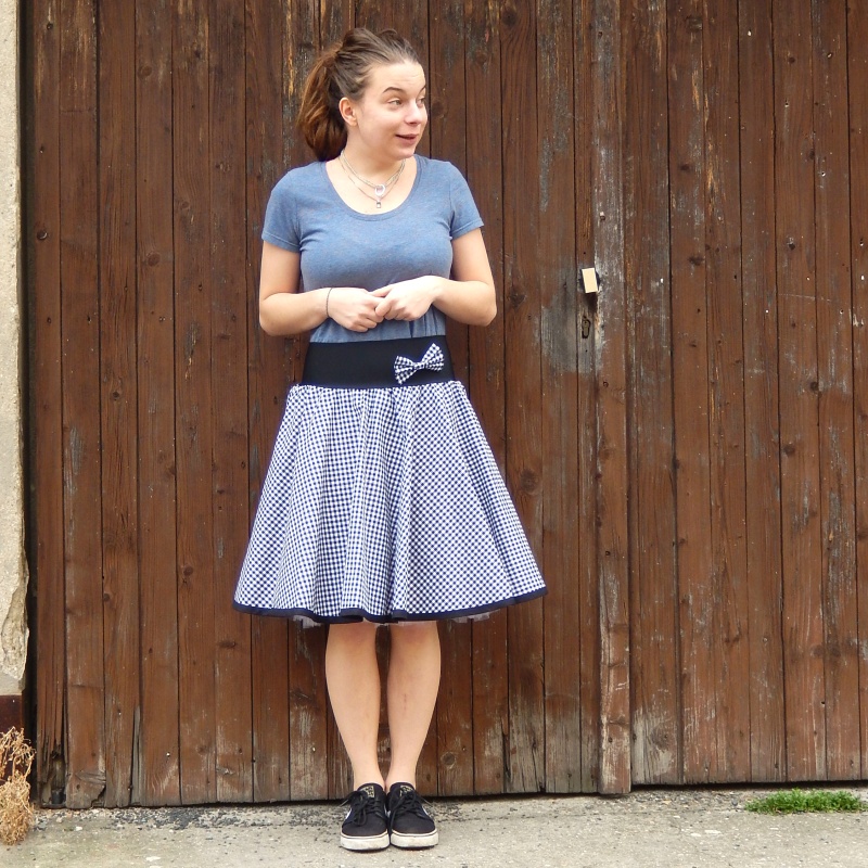 Pepito sukně + jednoduchá bílá spodnička