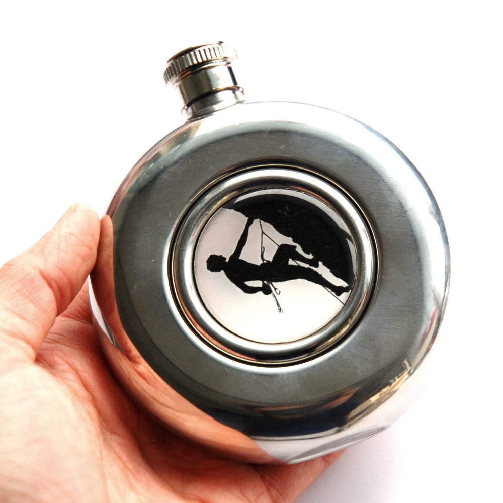 Placatka s horolezcem