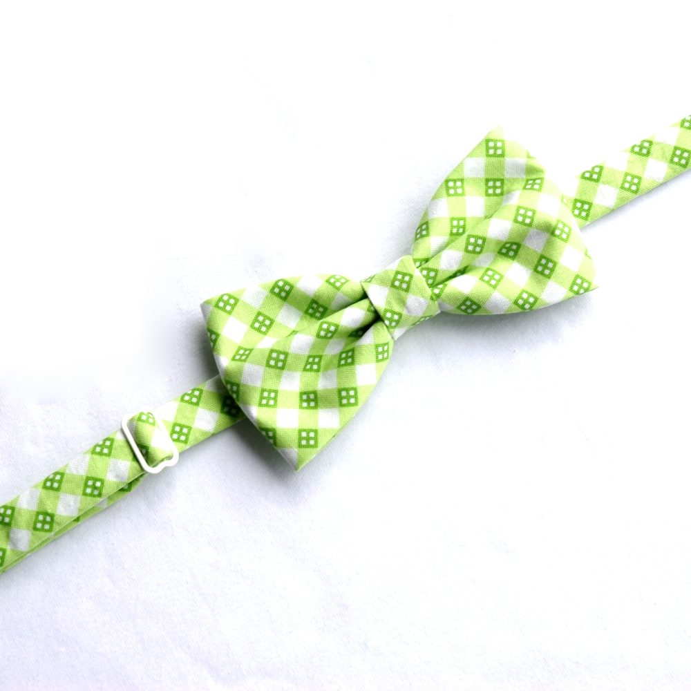 Zelený károvaný motýlek