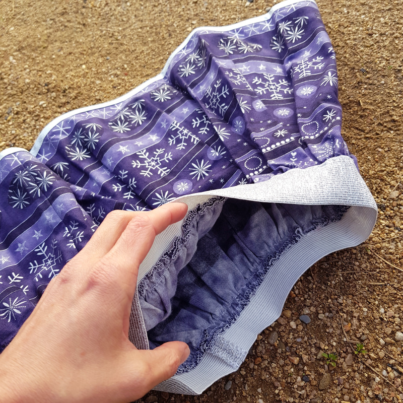 Fialová vánoční sukně - dívčí