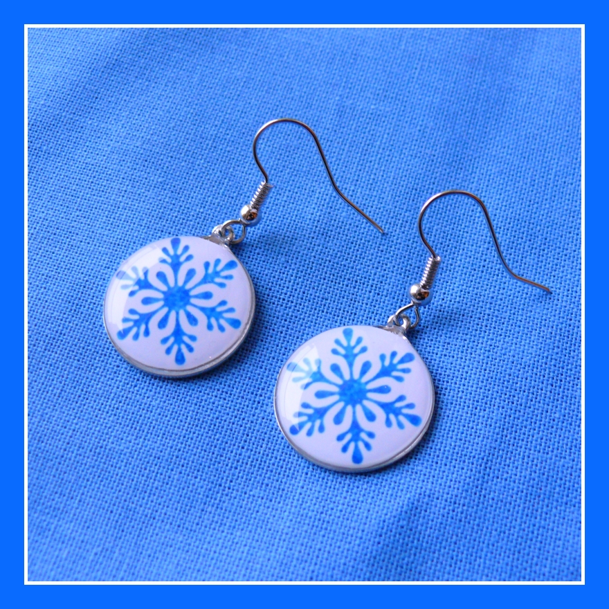 Náušnice s vločkou