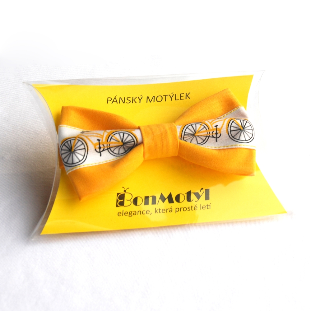 Žlutý cyklistický motýlek