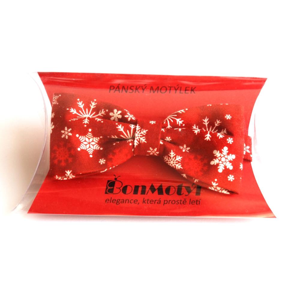 Zimní červený motýlek