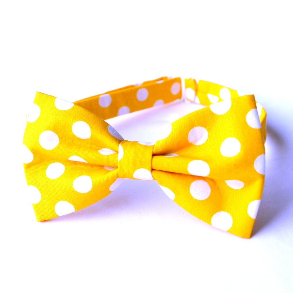 Žlutý puntíkovaný motýlek