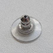 Retro náušnice modré kytičky