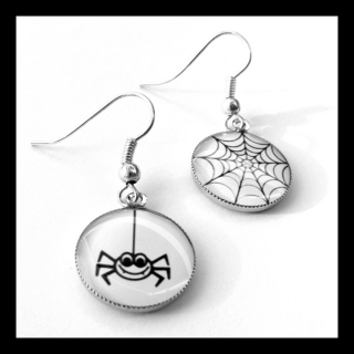 Náušnice s pavoukem