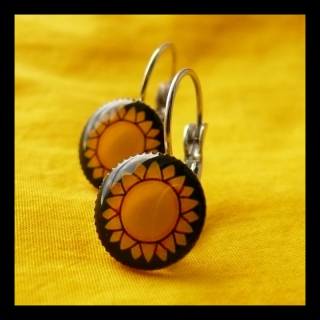 Náušnice se sluníčkem