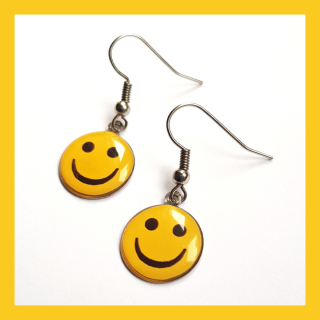 Náušnice se smajlíkem