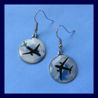Náušnice s letadly