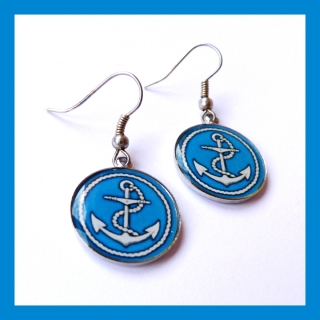 Náušnice s kotvou