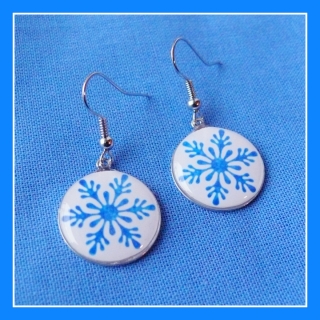 Náušnice s vločkou