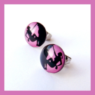 Pecky s horolezkyní-růžové