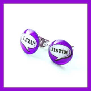 Pecky "LEZU-JISTÍM" fialové