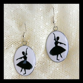 Náušnice s baletkou